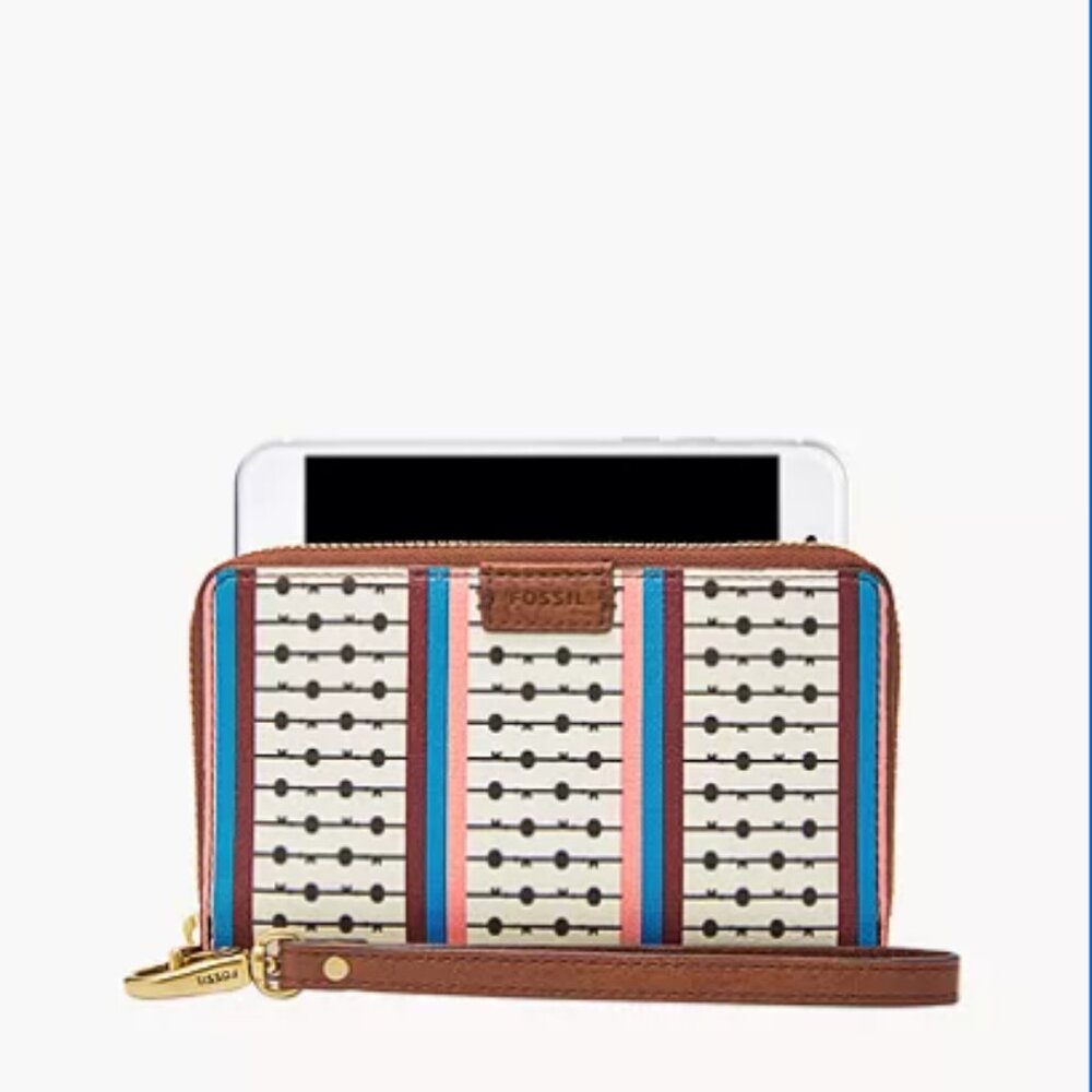 EUC FOSSIL WOMEN'S Emma RFID Smartphone Wristlet
